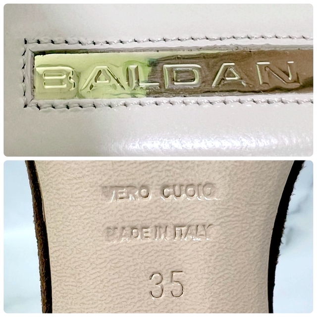 【新品未使用】BALDAN バルダン スエード ストラップ サンダル 茶22.5 レディースの靴/シューズ(サンダル)の商品写真