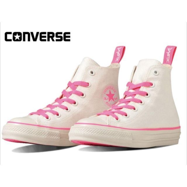 レディース新品★CONVERSE ALL STAR (R)X-girl HIピンク24cm