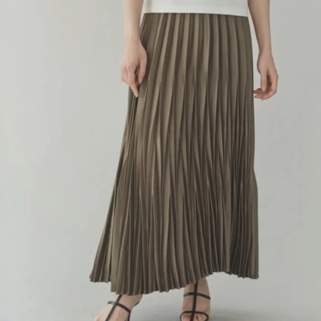 l'or Three-Dimentional Pleats Skirt