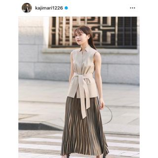 l'or Three-Dimentional Pleats Skirtの通販 by めめめ's shop|ラクマ