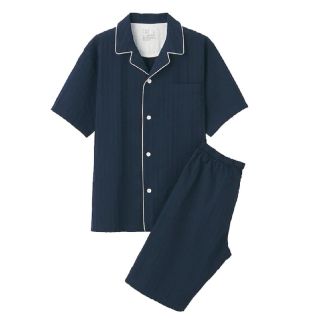 ムジルシリョウヒン(MUJI (無印良品))の無印良品 半袖パジャマ メンズＬサイズ(その他)