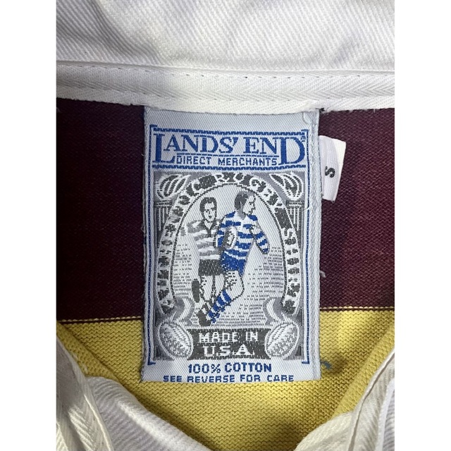 LANDS’END(ランズエンド)のLAND’S END   ラグビーシャツ　Size S メンズのトップス(ポロシャツ)の商品写真