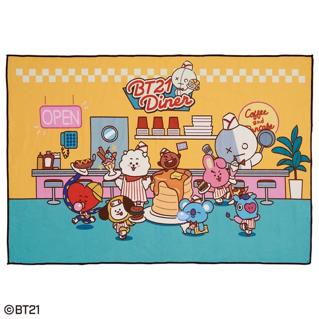 BT21(ビーティーイシビル)のBT21 バスタオル & TinyTAN ハンドタオル エンタメ/ホビーのおもちゃ/ぬいぐるみ(キャラクターグッズ)の商品写真