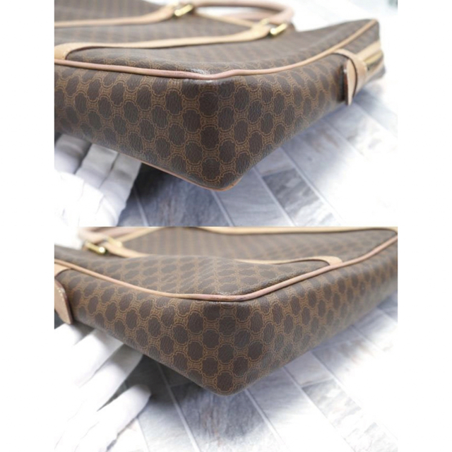 celine - 極美品 セリーヌ CELINE マカダム ビジネスバッグ ブリーフ