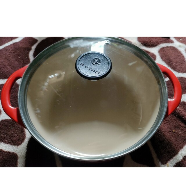 LE CREUSET　ココットロンド チェリーレッド 鍋 両手鍋 20cm