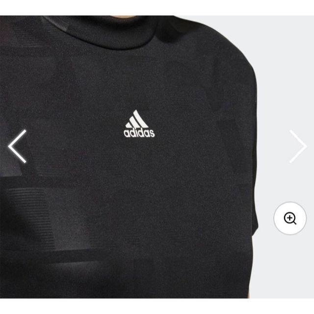 adidas(アディダス)の(mayu+++様)アディダス　ゴルフ　半袖　モックネックシャツ　レディース　L スポーツ/アウトドアのゴルフ(ウエア)の商品写真