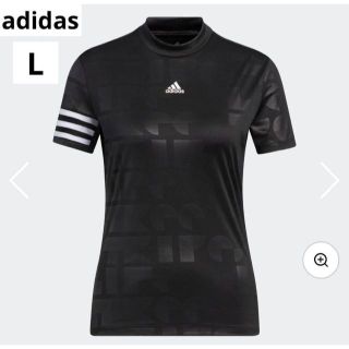 アディダス(adidas)の(mayu+++様)アディダス　ゴルフ　半袖　モックネックシャツ　レディース　L(ウエア)