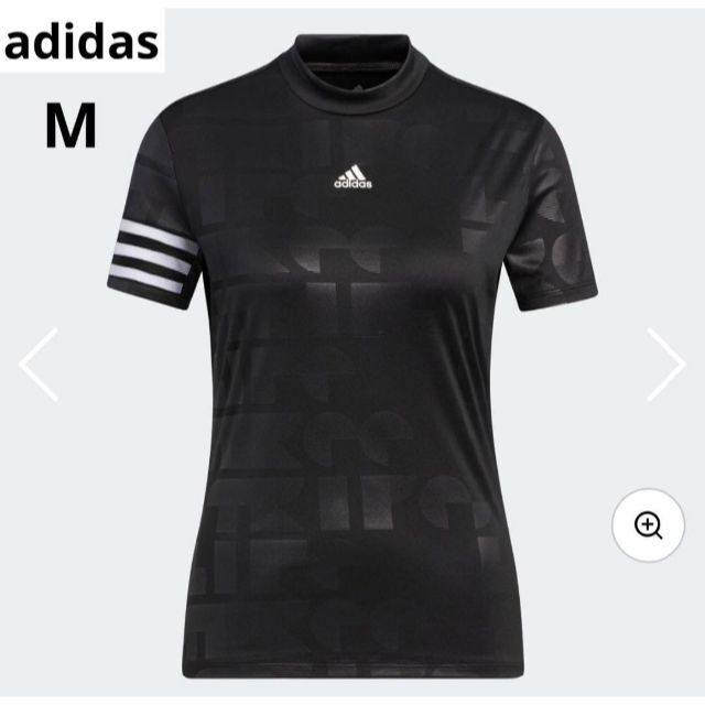 adidas(アディダス)の【新品】　アディダス　ゴルフ　半袖　モックネックシャツ　レディース　M スポーツ/アウトドアのゴルフ(ウエア)の商品写真