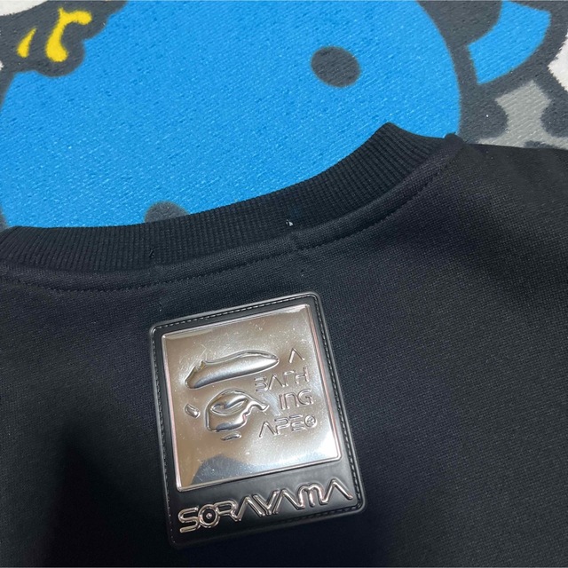 A BATHING APE(アベイシングエイプ)のAPE BAPE  HAJIME SORAYAMA スウェット　パーカー　XL メンズのトップス(パーカー)の商品写真