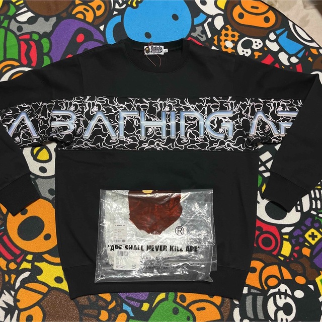 A BATHING APE(アベイシングエイプ)のAPE BAPE  HAJIME SORAYAMA スウェット　パーカー　XL メンズのトップス(パーカー)の商品写真