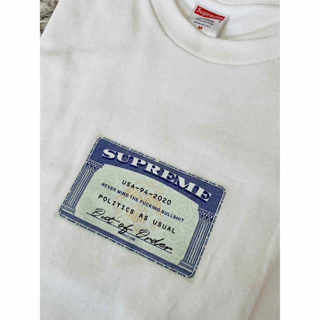 Supreme(シュプリーム)の20SS Supreme Social Tee 白 M メンズのトップス(Tシャツ/カットソー(半袖/袖なし))の商品写真