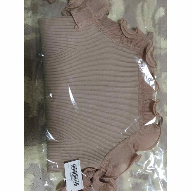 SNIDEL - snidel♡sustainableプリーツフリルドッキングニットの通販