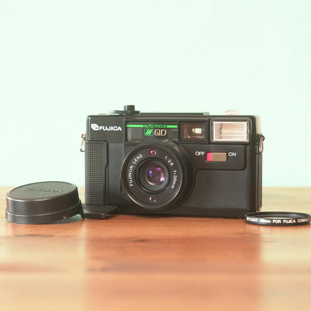 動作確認済み◎FUJICA AUTO-7QD フィルムカメラ #325オールドレンズ