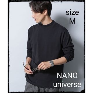 ナノユニバース(nano・universe)の《イヤな臭いを軽減》Anti Smell モックネックロングスリーブTシャツ(Tシャツ/カットソー(七分/長袖))