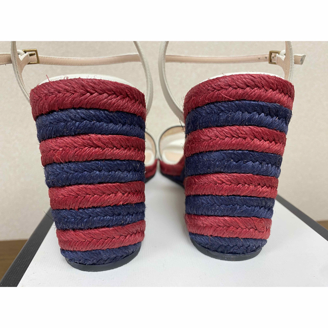 Gucci(グッチ)の値下げしました！【GUCCI】新品未使用！ダブルG ウエッジソールサンダル レディースの靴/シューズ(サンダル)の商品写真