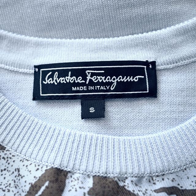 Salvatore Ferragamo(サルヴァトーレフェラガモ)の★Salvatore Ferragamo ★極美品★ツイルレーヌ★異素材ニット レディースのトップス(ニット/セーター)の商品写真