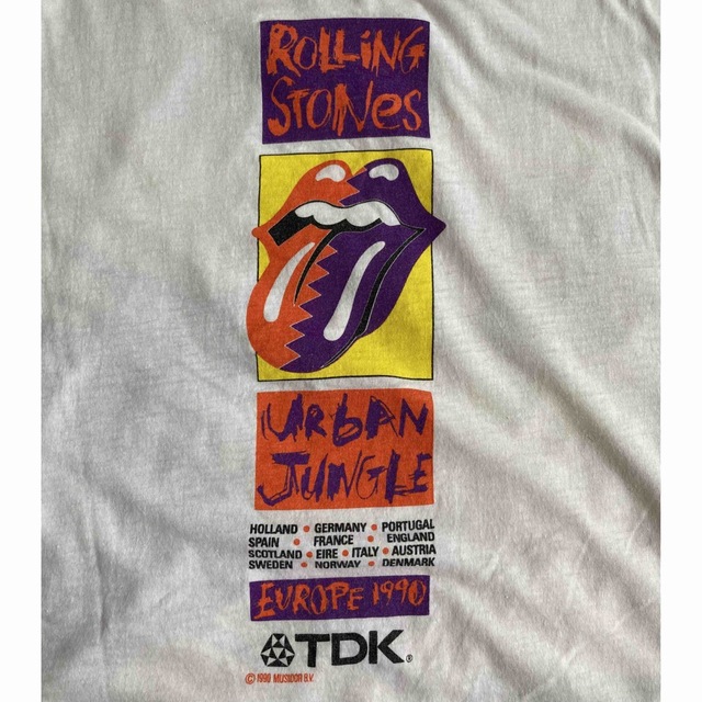 Rolling Stones ローリングストーンズ　ツアーTシャツ　90s メンズのトップス(Tシャツ/カットソー(半袖/袖なし))の商品写真