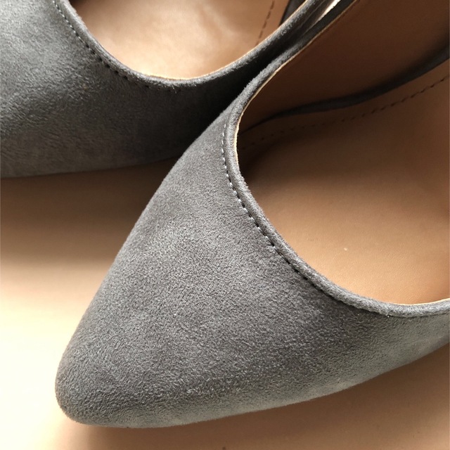 パンプス　ハイヒール　グレー レディースの靴/シューズ(ハイヒール/パンプス)の商品写真