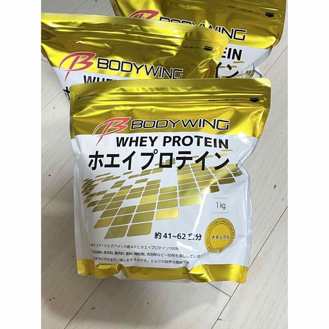 ボディーウイング　プロテインプレーン3個セット（3kg） 食品/飲料/酒の健康食品(プロテイン)の商品写真