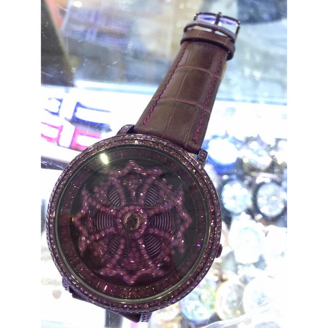 新作♡ グルグル時計 アンコキーヌ モエリーで大人気！ブリラミコ好き ぐるぐる レディースのファッション小物(腕時計)の商品写真