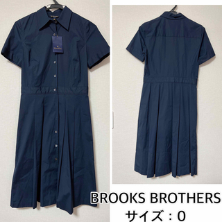 ブルックスブラザース(Brooks Brothers)の新品❤️BROOKS BROTHERS シャツワンピース　(ひざ丈ワンピース)