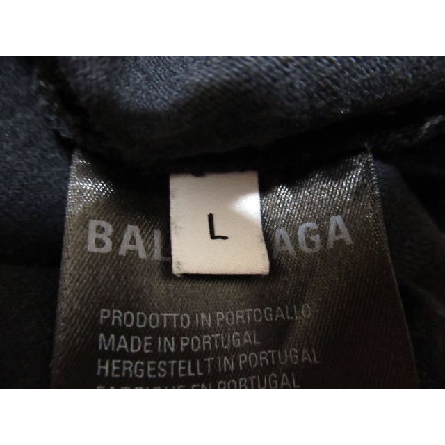 【美品】Balenciaga バレンシアガ 半袖カットソー Tシャツ Ｌ