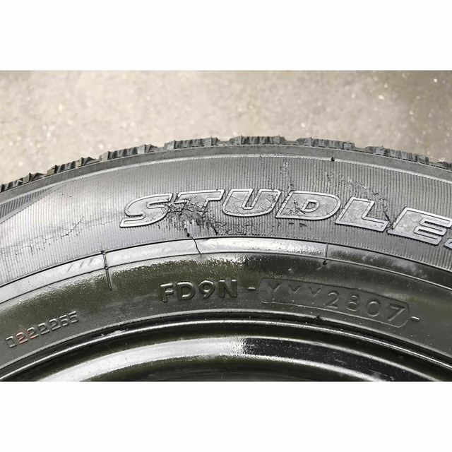 引取限定】195/65R15 スタッドレス+スチールホイールセットの通販 by