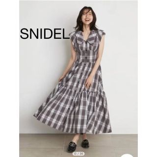 スナイデル(SNIDEL)の【SNIDEL】コルセットデザインシャツワンピース(ロングワンピース/マキシワンピース)