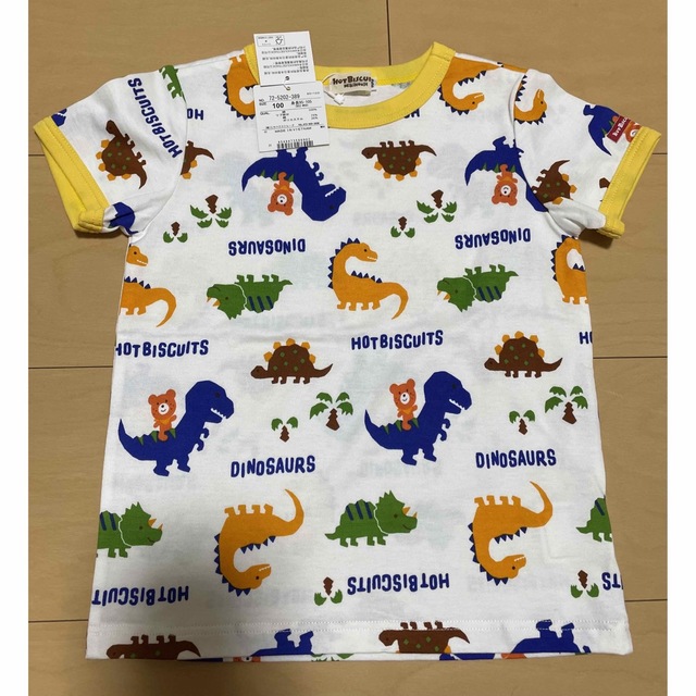 HOT BISCUITS(ホットビスケッツ)のTシャツ（100cm）新品 キッズ/ベビー/マタニティのキッズ服男の子用(90cm~)(Tシャツ/カットソー)の商品写真