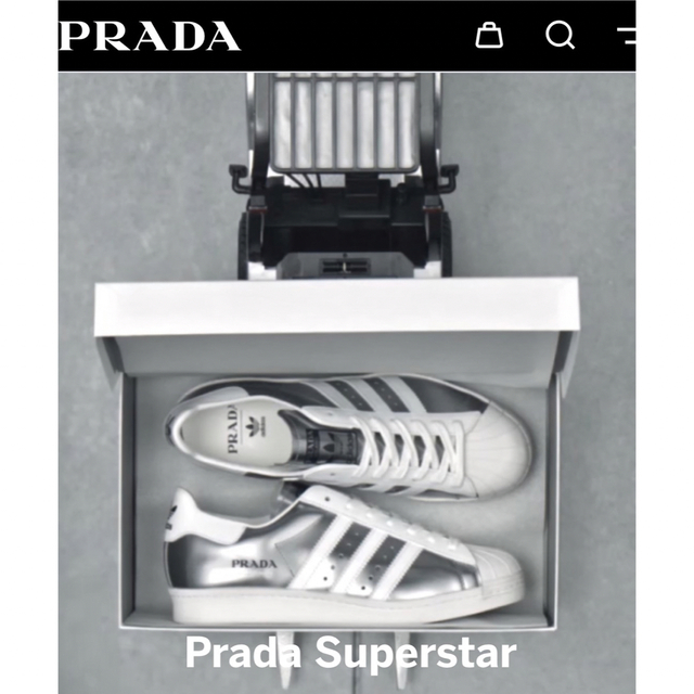 PRADA(プラダ)のPrada for adidas プラダ×アディダス スーパースター スニーカー メンズの靴/シューズ(スニーカー)の商品写真