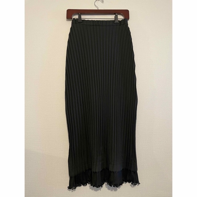 issey miyake 裾切り替え プリーツスカート