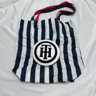 トミーヒルフィガー(TOMMY HILFIGER)のトミーヒルフィガー トートバッグ エコバッグ  円型 収納(エコバッグ)