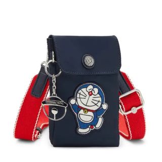 キプリング(kipling)のキプリング　ドラえもん　コラボ　スマートフォンバッグ　ポーチ　ポーター　レア(ボディバッグ/ウエストポーチ)