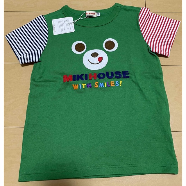 mikihouse(ミキハウス)のTシャツ（100cm）新品 キッズ/ベビー/マタニティのキッズ服男の子用(90cm~)(Tシャツ/カットソー)の商品写真