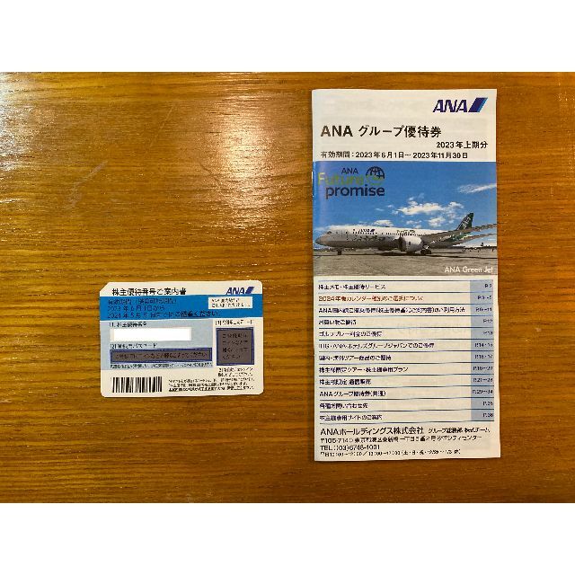 ★送料無料★ANA 株主優待 1枚+グループ優待券 最新 チケットの乗車券/交通券(航空券)の商品写真