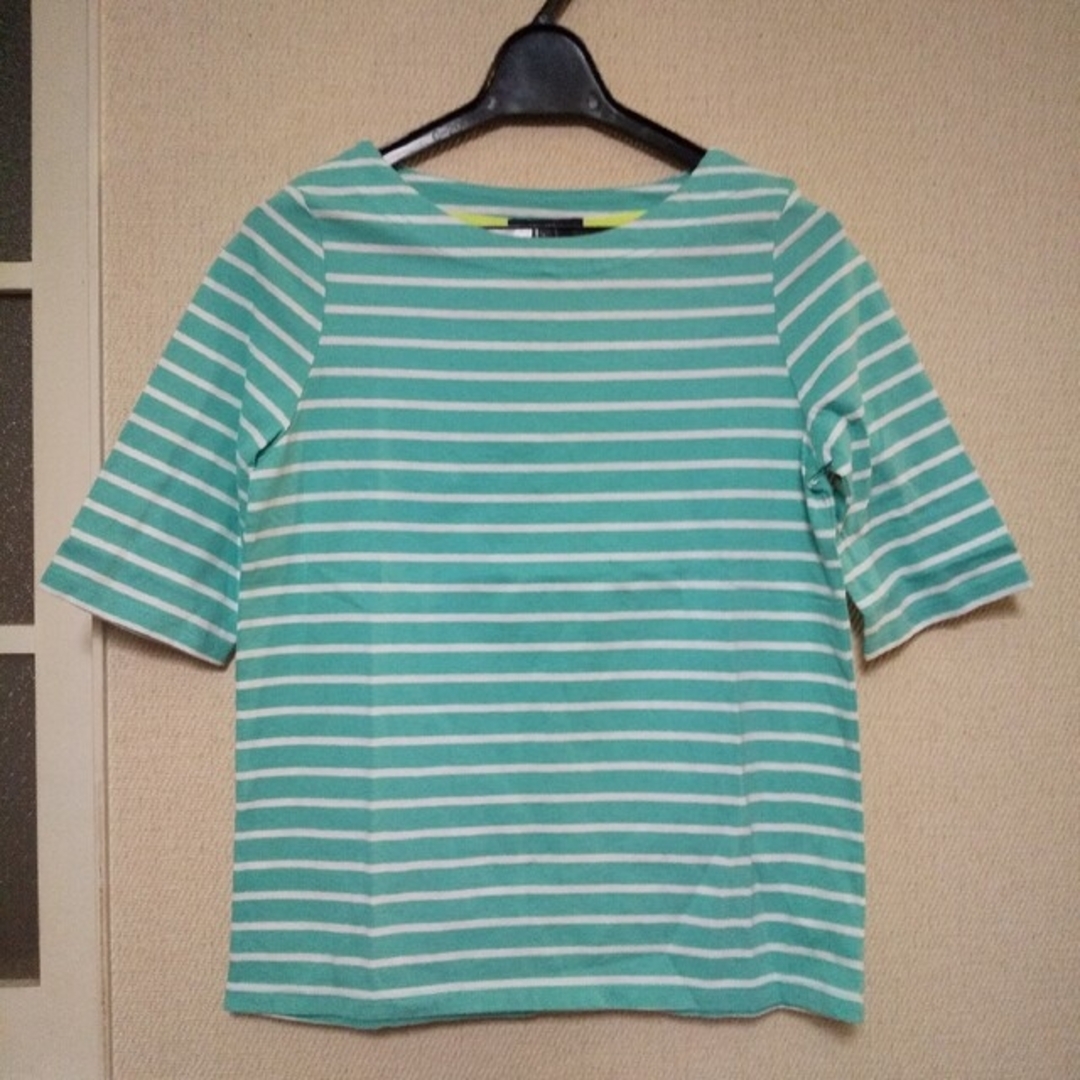 GAP(ギャップ)のGAPボーダーTシャツsize160 キッズ/ベビー/マタニティのキッズ服女の子用(90cm~)(Tシャツ/カットソー)の商品写真