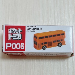 ポケットトミカ　ロンドンバス　オレンジ(電車のおもちゃ/車)