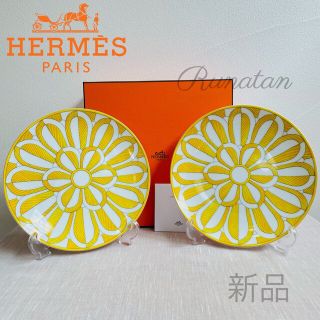 エルメス(Hermes)のHERMES エルメス　ソレイユ ドゥ エルメス　デザートプレート　セット(食器)