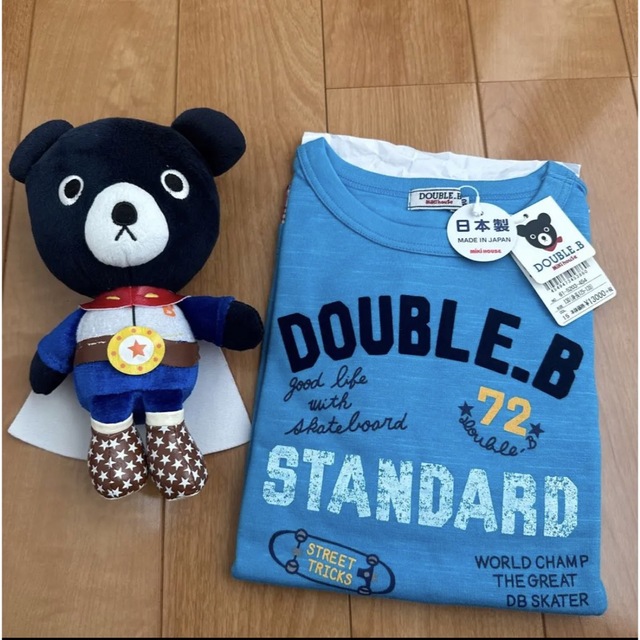 DOUBLE.B - ☆ダブル B☆重ね着風長袖Tシャツ130☆両面デザイン☆日本 ...