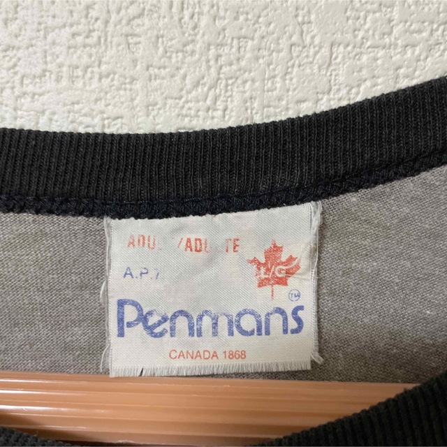 新規購入 PENMANS レディースS リンガー 古着 Tシャツ ヴィンテージ