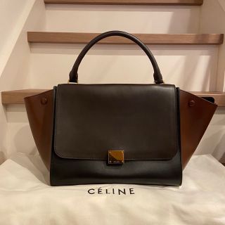 celine - 極美品 セリーヌ トラペーズ 2way ハンドバッグ レザー 本革