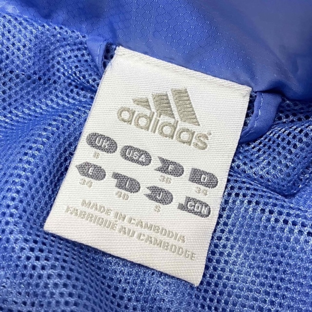 adidas(アディダス)のadidas アディダス　薄手ジャンパー　ウィンドブレーカー　Sサイズ レディースのジャケット/アウター(ナイロンジャケット)の商品写真