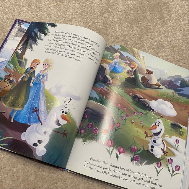 アナと雪の女王(アナトユキノジョオウ)のアナと雪の女王　書き込み式絵本　洋書 エンタメ/ホビーの本(絵本/児童書)の商品写真