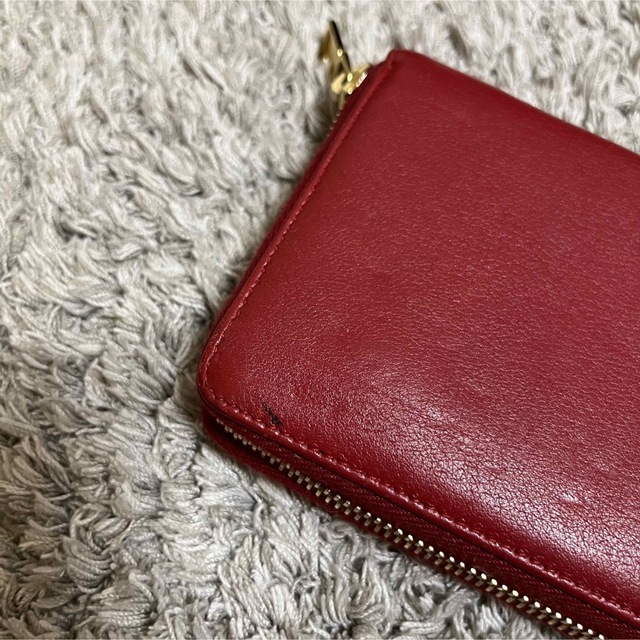 Yves Saint Laurent(イヴサンローラン)のYSL イヴサンローラン 長財布 赤 レッド レディースのファッション小物(財布)の商品写真