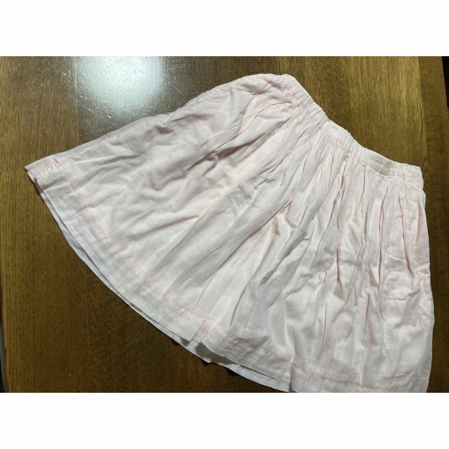 UNIQLO(ユニクロ)のused  UNIQLO スカート　ピンク　サイズXL キッズ/ベビー/マタニティのキッズ服女の子用(90cm~)(スカート)の商品写真