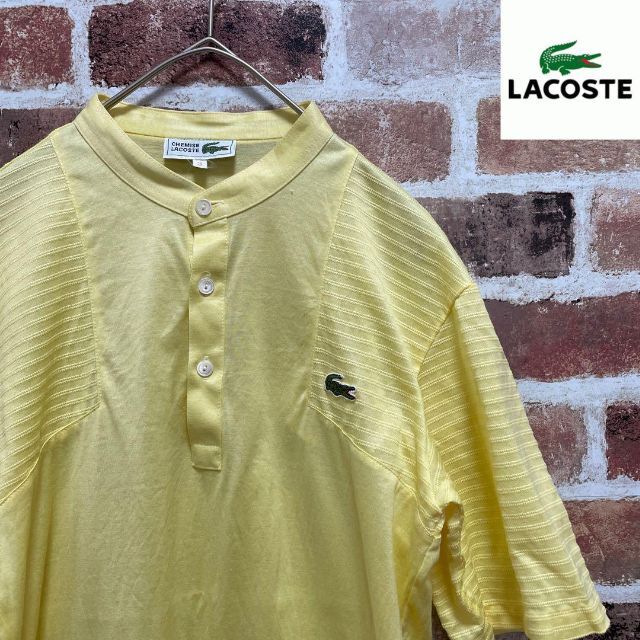 LACOSTE(ラコステ)の超大特価❗️ラコステ　ヘンリーネックTシャツ❗️ レディースのトップス(Tシャツ(半袖/袖なし))の商品写真