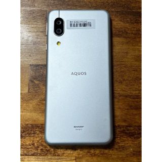 アクオス(AQUOS)のAQUOS sense3 SH-M12 SIMフリー シルバーホワイト(スマートフォン本体)