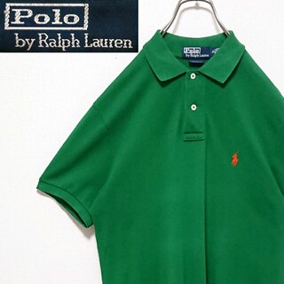 ポロラルフローレン(POLO RALPH LAUREN)の定番　ポロバイ　ラルフローレン　刺繍　ロゴ　アースカラー　半袖　ポロシャツ(ポロシャツ)