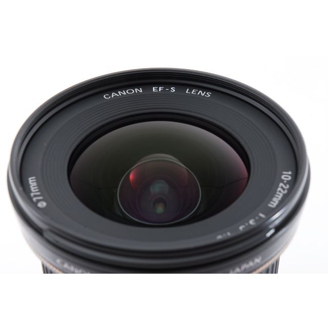 Canon(キヤノン)のCanon EF-S 10-22mm F3.5-4.5 USM【ほぼ新品】 スマホ/家電/カメラのカメラ(レンズ(ズーム))の商品写真