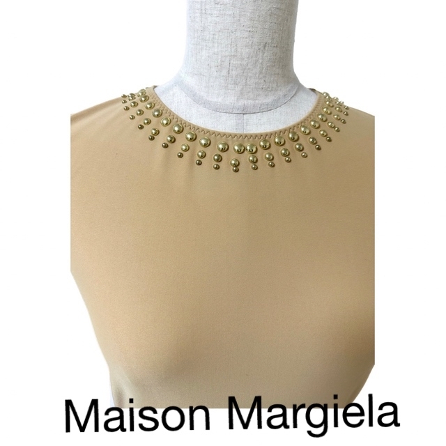 Maison Martin Margiela(マルタンマルジェラ)のMaison Margiela  メゾンマルジェラ　トップ　42  新品 レディースのトップス(Tシャツ(長袖/七分))の商品写真